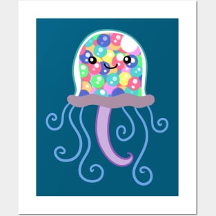 Gumball Machine Jellyfish Posters and Art